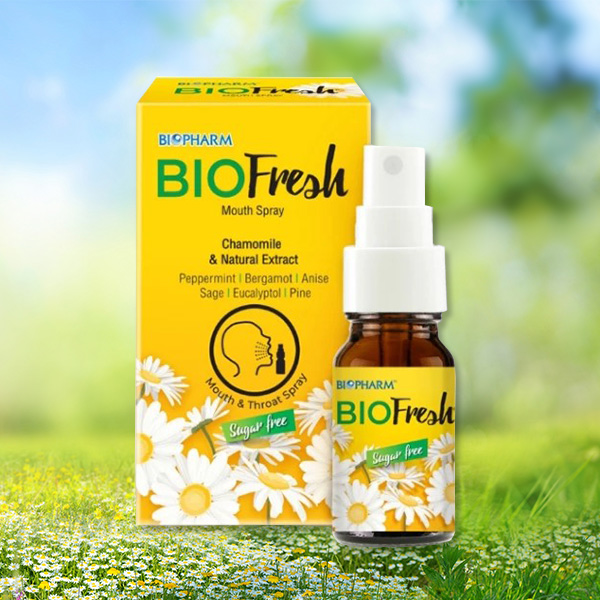 สเปรย์พ่นคอ BIOPHARM Biofresh Mouth Spray