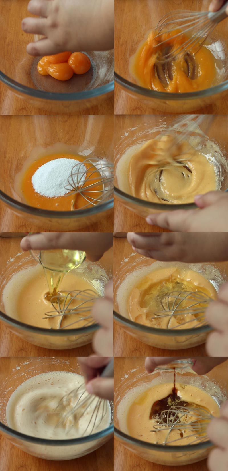 วิธีตีผสมไข่แดง