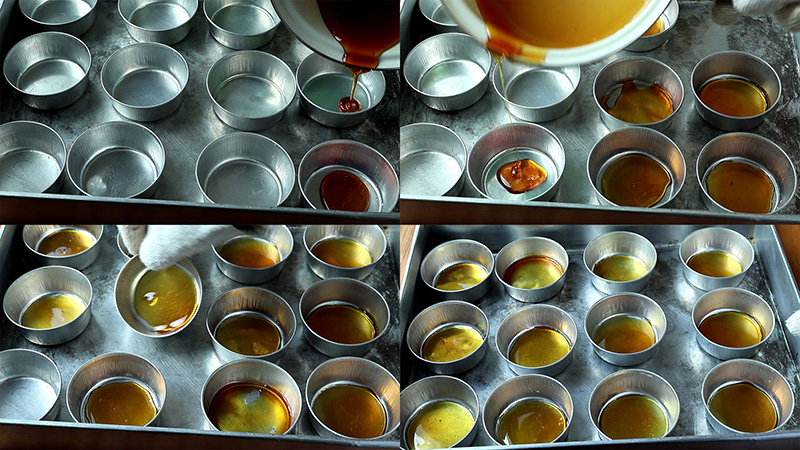 Cheese Flan Coffee Cake เค้กกาแฟเลเยอร์ สูตรขนมเค้ก สูตรขนม