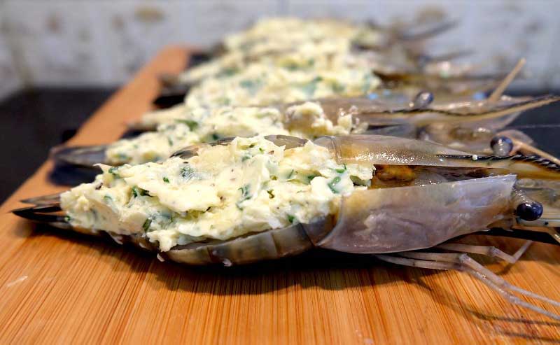 กุ้งอบชีส