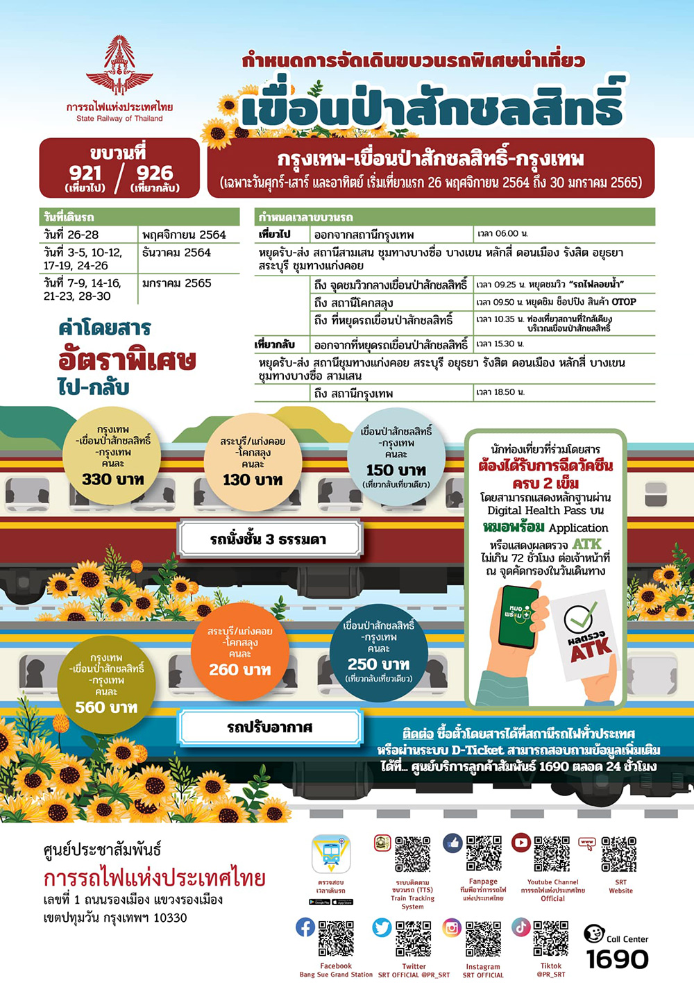 รถไฟลอยน้ำ 2564