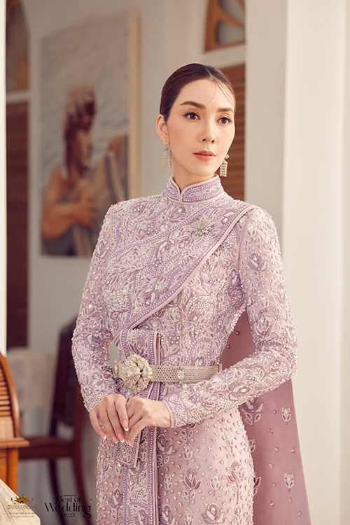 วุ้นเส้น วิริฒิพา ชุดแต่งงาน