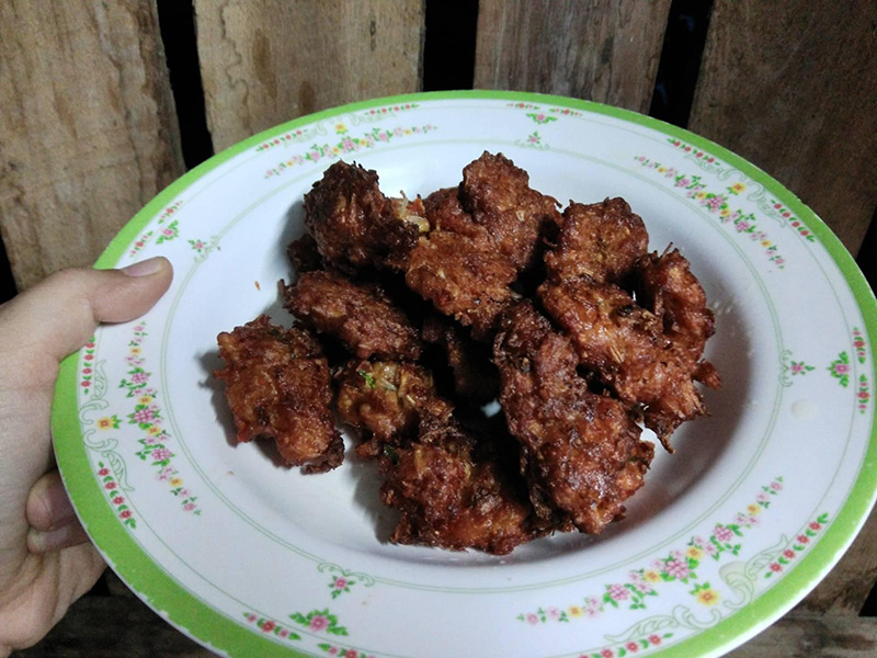 ทอดมันเห็ดใส่หมูสับ เมนูทอดมัน ของทอด อาหารไทย สูตรอาหาร