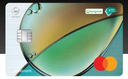 บัตรเครดิต KTC BANGCHAK PLATINUM MASTERCARD