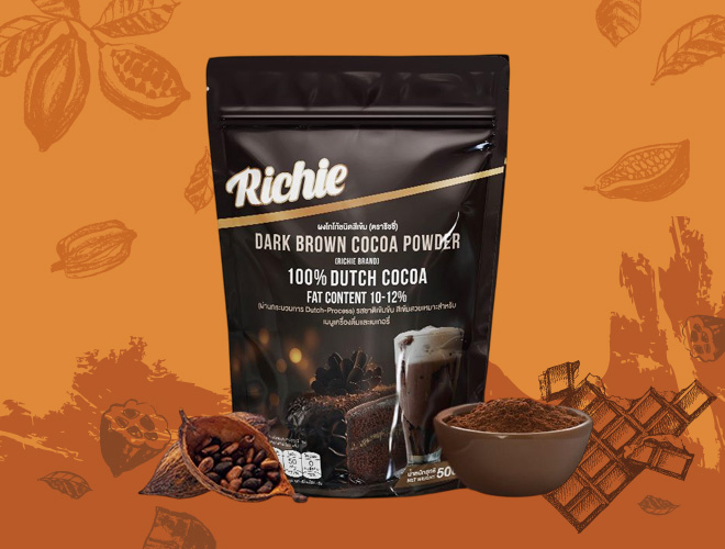 Richie ผงโกโก้ ยี่ห้อไหนดี ผงโกโก้ ทำเครื่องดื่มและทำขนม