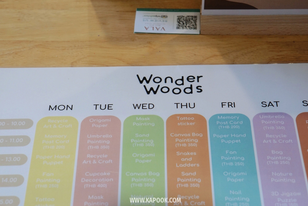 กิจกรรม Wonder Woods Kids’ Club