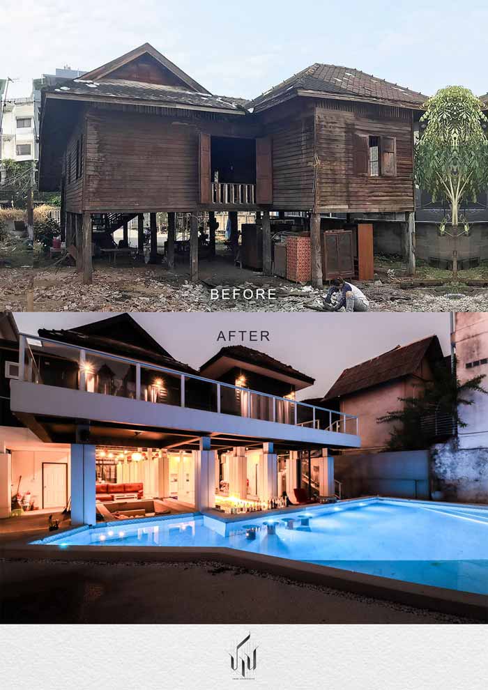 รีโนเวทบ้านไม้ใต้ถุนสูง