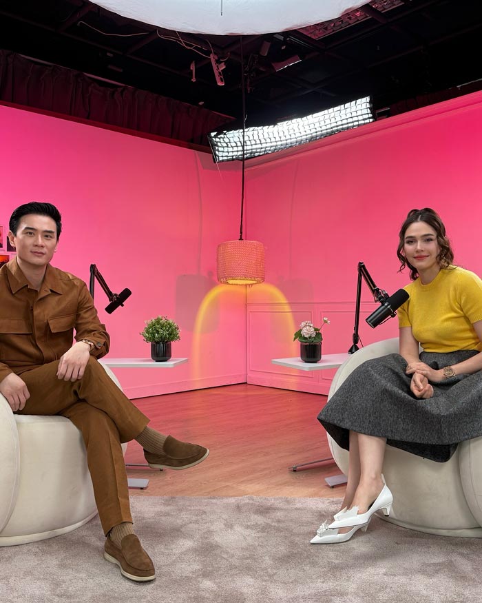 เปิดภาพน่ารัก น็อต วิศรุต เมื่อต้องเจอ ชมพู่ อารยา ในฐานะพิธีกร