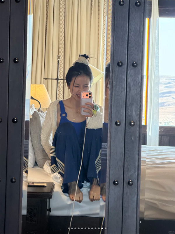 โจวอวี่ถง นางเอกจีน ไปตะวันออกกลาง