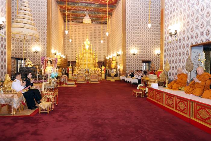 ในหลวง ร.10 ทรงบำเพ็ญพระราชกุศลสตมวาร ถวายพระบรมศพ สมเด็จพระพันปีหลวง