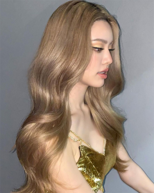 เกรซ กาญจน์เกล้า สีผมหน้าร้อน