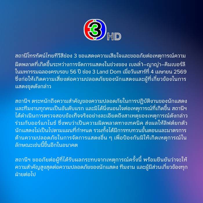 งานบอลช่อง 3