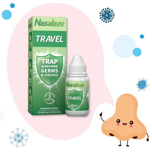 สเปรย์พ่นจมูกป้องกันไวรัส ยี่ห้อ Nasaleze Travel