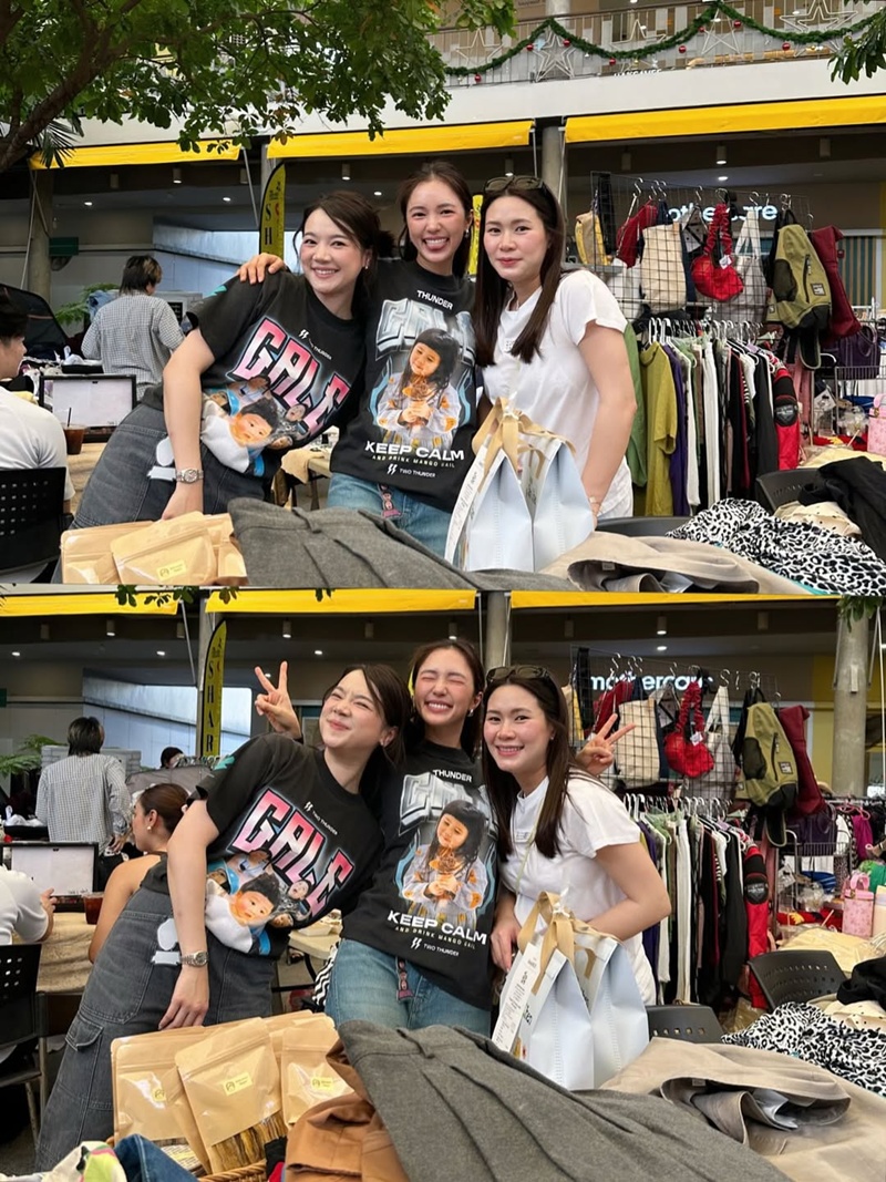 เซน เมจกา ลงคลิปชิล ๆ กับเพื่อน แต่คนชม โฟม เบญจมาศ สวย ไม่เหมือนคนท้อง