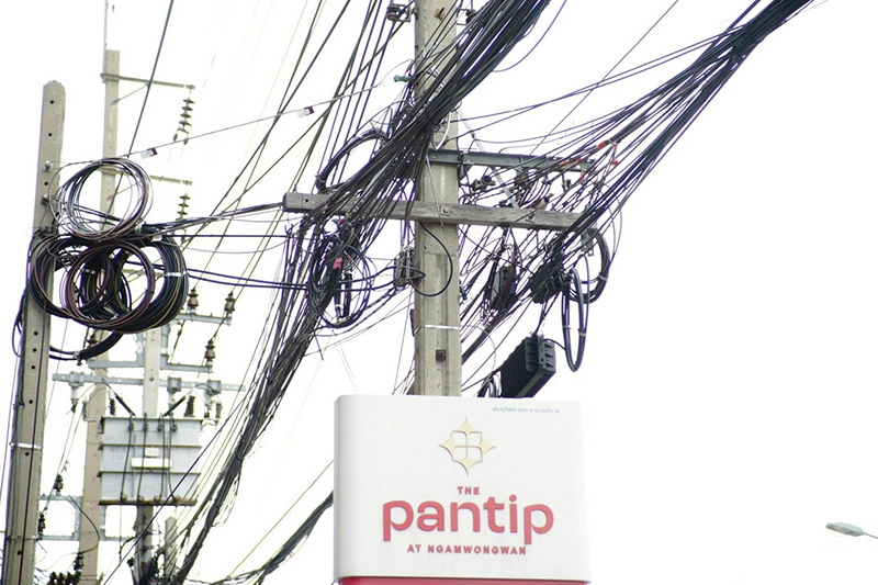 MEA รื้อสายสื่อสาร ถ งามวงศ์วาน