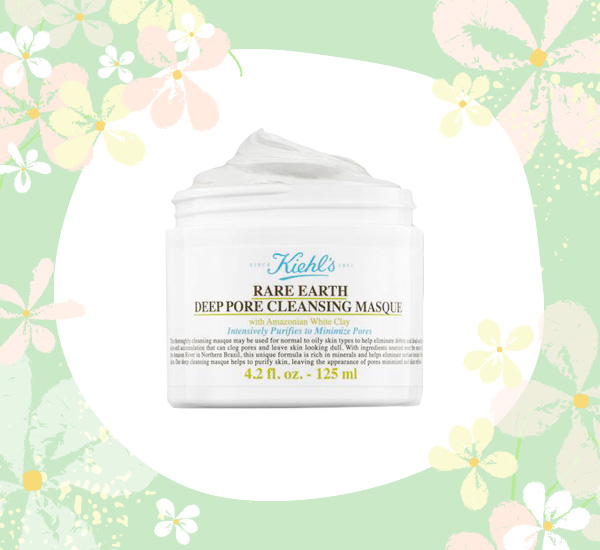 Kiehl's Rare Earth Deep Pore Cleansing Mask แผ่นมาสก์หน้า