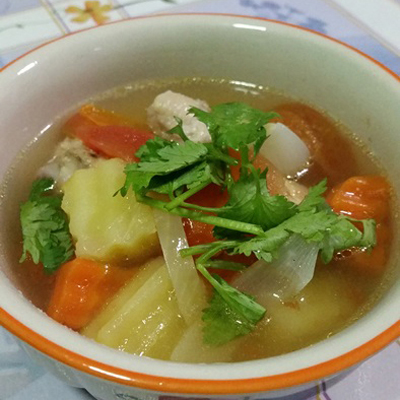 ซุปไก่มันฝรั่ง