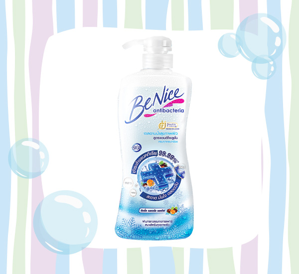 BeNice ANTI-BACTERIA SHOWER GEL สูตร Anti Pollution ครีมอาบน้ำ
