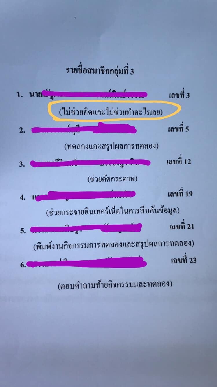 รายงานกลุ่ม