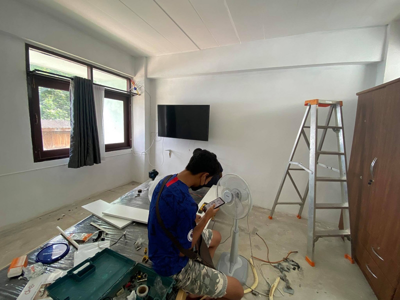 รีโนเวทห้องพักครู