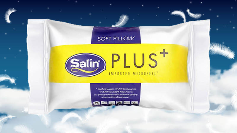 หมอนหนุน Satin Plus รุ่น Soft
