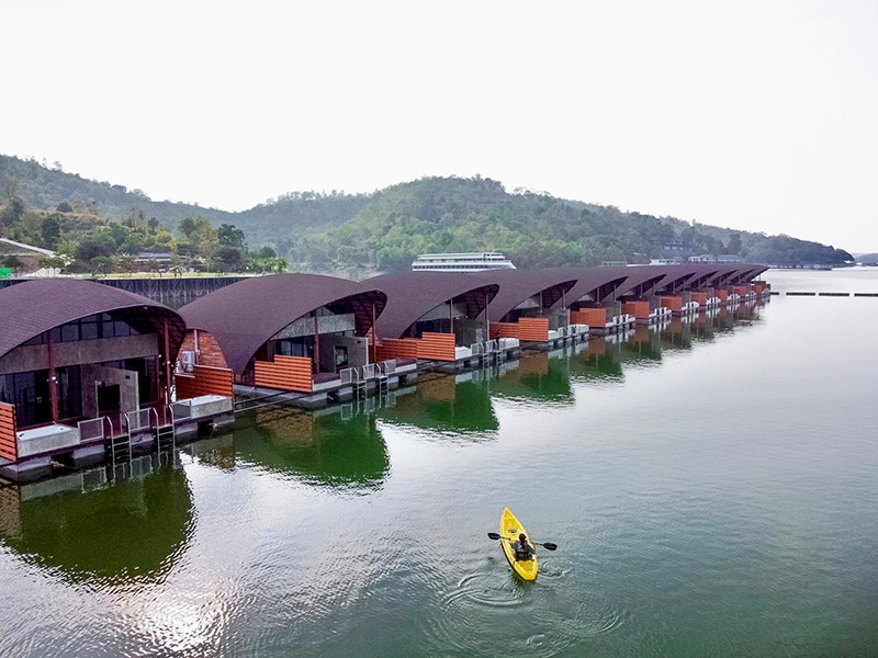 Leaf Lake Kan Resort ที่พักริมน้ำ