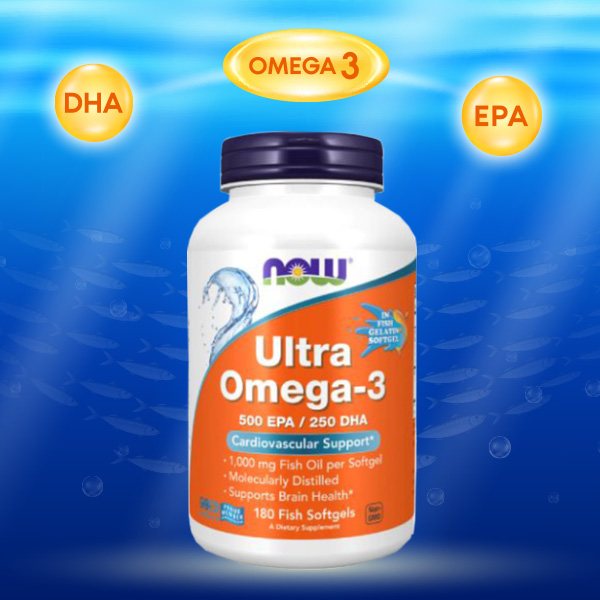 น้ำมันปลา Now Foods Ultra Omega-3