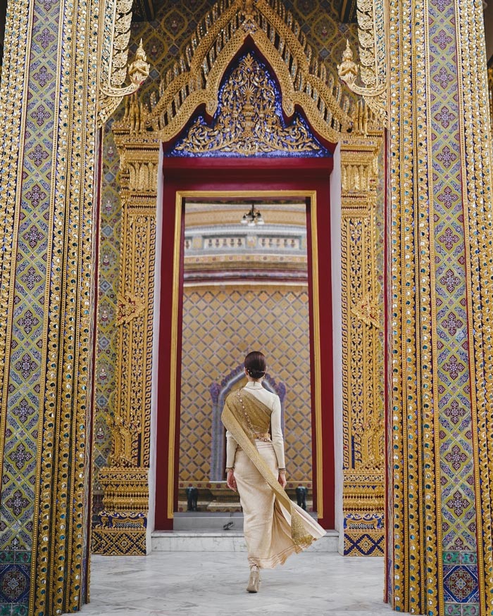 แต้ว ณฐพร สวมชุดไทย