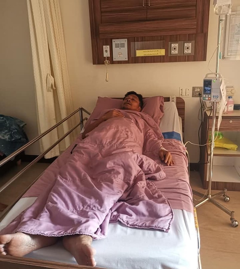 ชูษี เชิญยิ้ม ป่วยไข้เลือดออก