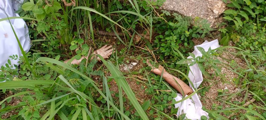 ศพชายชุดขาว