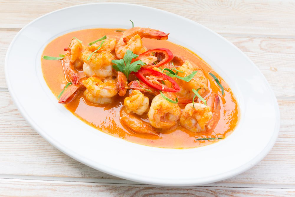 ฉู่ฉี่กุ้งทอด