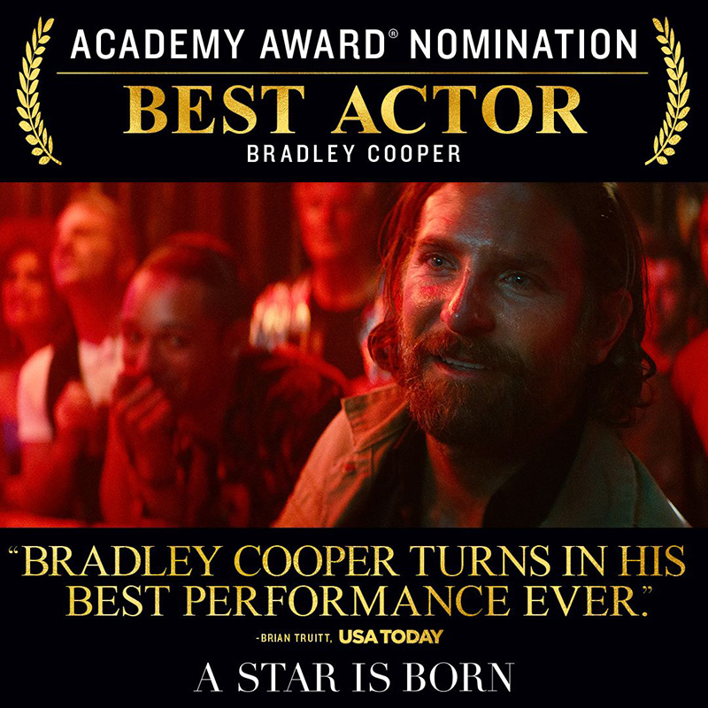 แบรดลีย์ คูเปอร์ ออสการ์