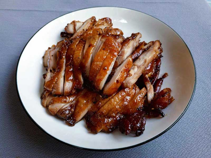 เมนูน้ำตกไก่อบน้ำผึ้ง