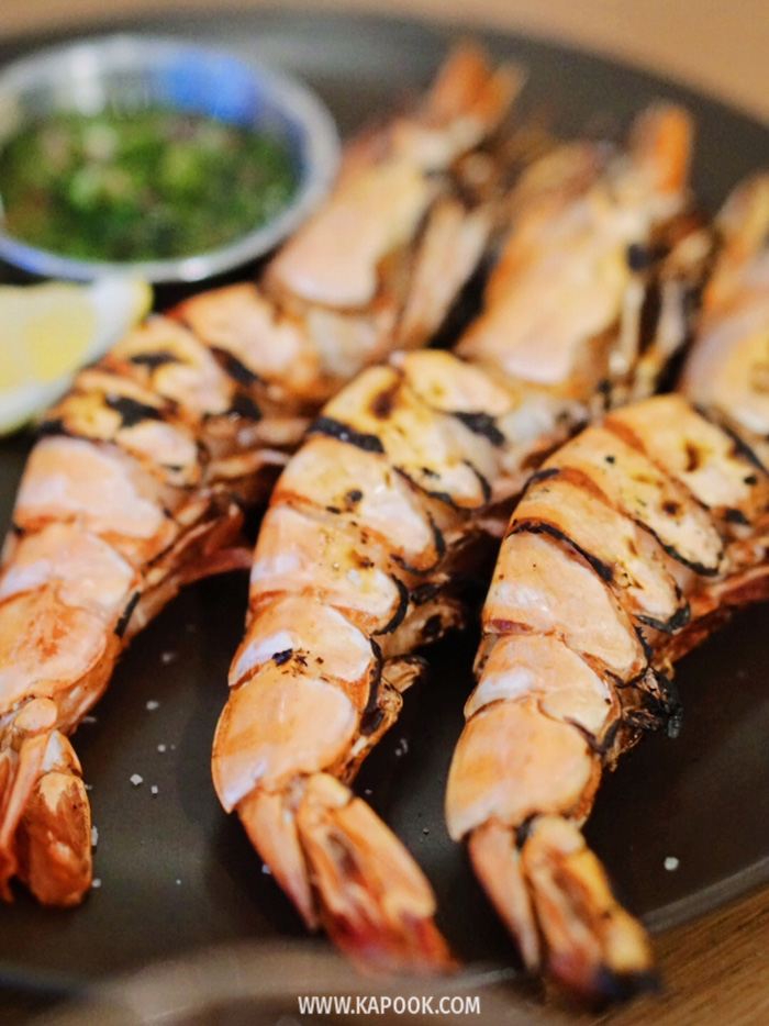 คาซ่า มาเร่ กุ้งลายเสือย่างเกลือ