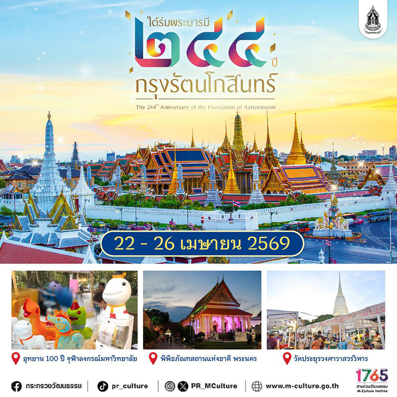 งานใต้ร่มพระบารมี 244 ปี กรุงรัตนโกสินทร์