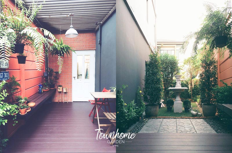 จัดสวนข้างบ้านสไตล์อังกฤษ