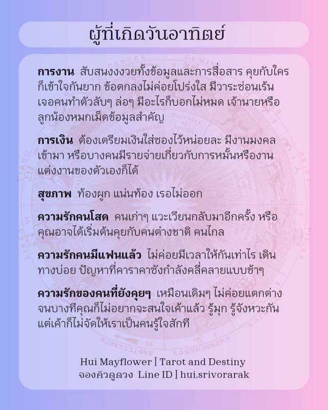 ดวงรายสัปดาห์ 10-16 กุมภาพันธ์ 2568
