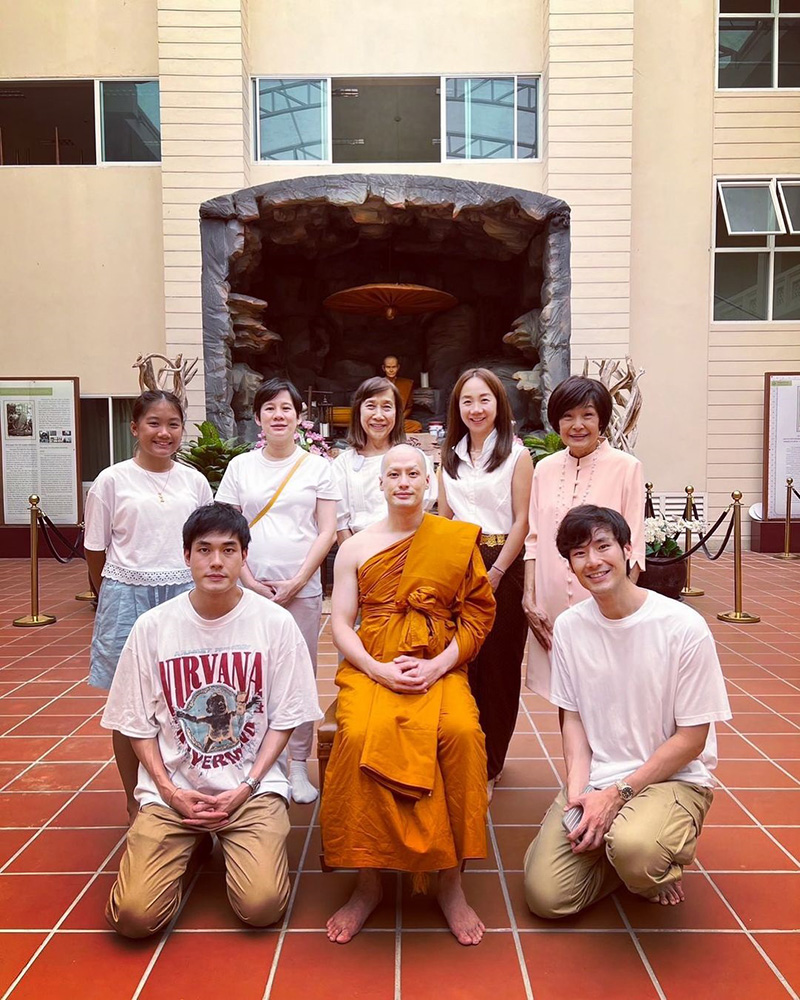 บอย ปกรณ์ บวชแล้ว ได้ฉายา กตปุญฺโญ ครอบครัว เฟย์ ร่วมอนุโมทนาบุญ