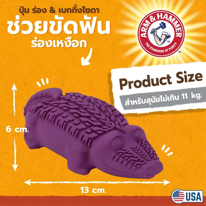 Arm and Hammer Treadz ของเล่นสุนัข ดูแลเหงือกและฟัน