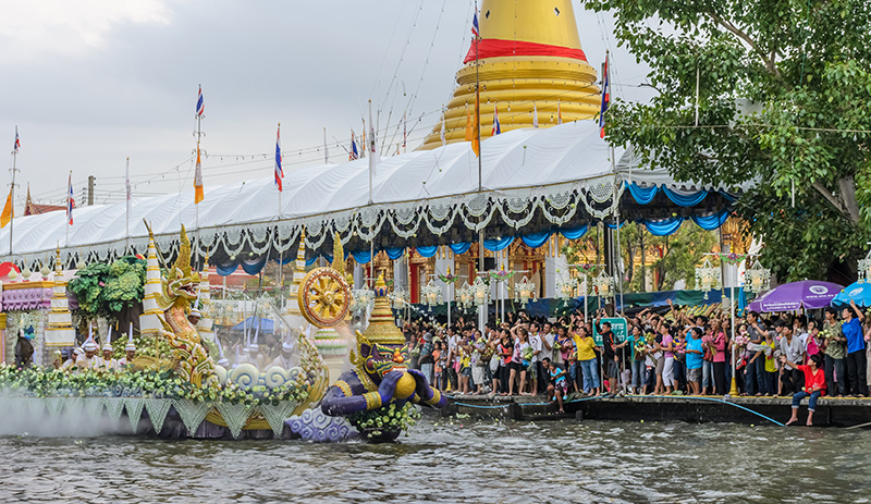 ประเพณีรับบัว 2569 วัดบางพลีใหญ่ สมุทรปราการ