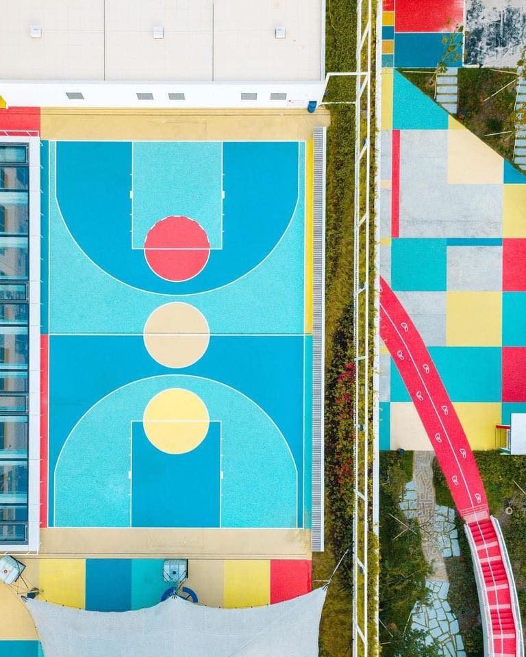 สนามบาสเกตบอลสวยๆ