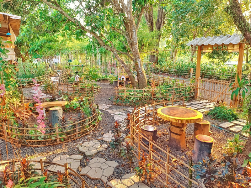 บ้านสวนชั้นเดียว สวนหน้าบ้าน