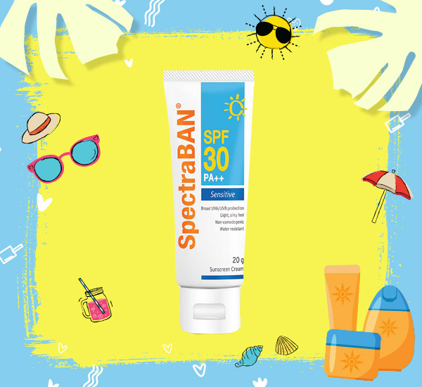SpectraBAN Sensitive SPF 30 PA++ ครีมกันแดด