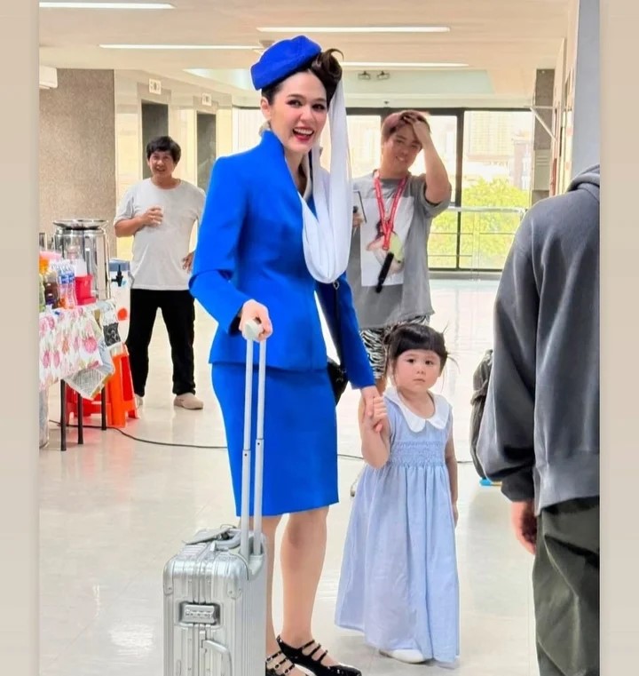 น้องแอบิเกล ภาพเบื้องหลัง ละครกะเทยธรรม แย่งซีน เรยา เต็ม ๆ