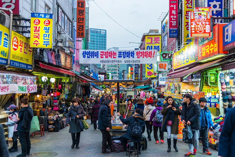 ตลาดนัมแดมุน (Namdaemun Market) กรุงโซล