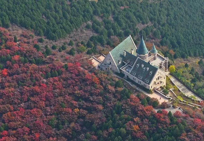 กำแพงเมืองจีน ด่านหวงหยากวน ใบไม้เปลี่ยนสี