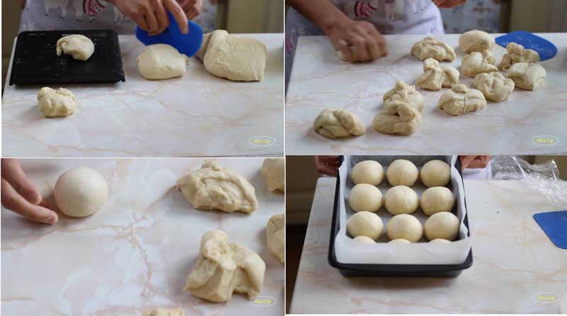 ขนมปังฮอกไกโดนวดมือ