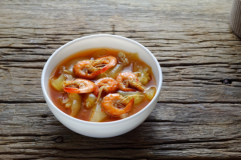 เมนู Zero Waste สูตรอาหาร แกงส้มเปลือกแตงโม