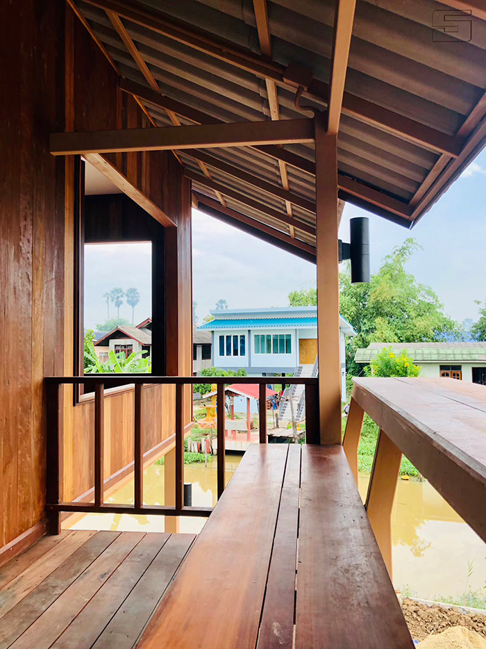 บ้านชายคลอง แบบบ้านริมคลอง