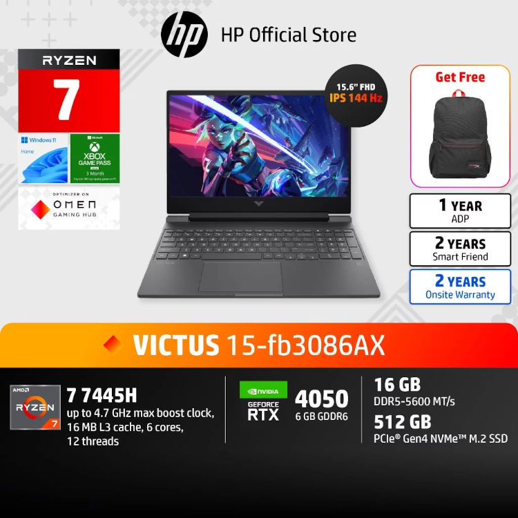 HP Victus 15-fb3086AX 